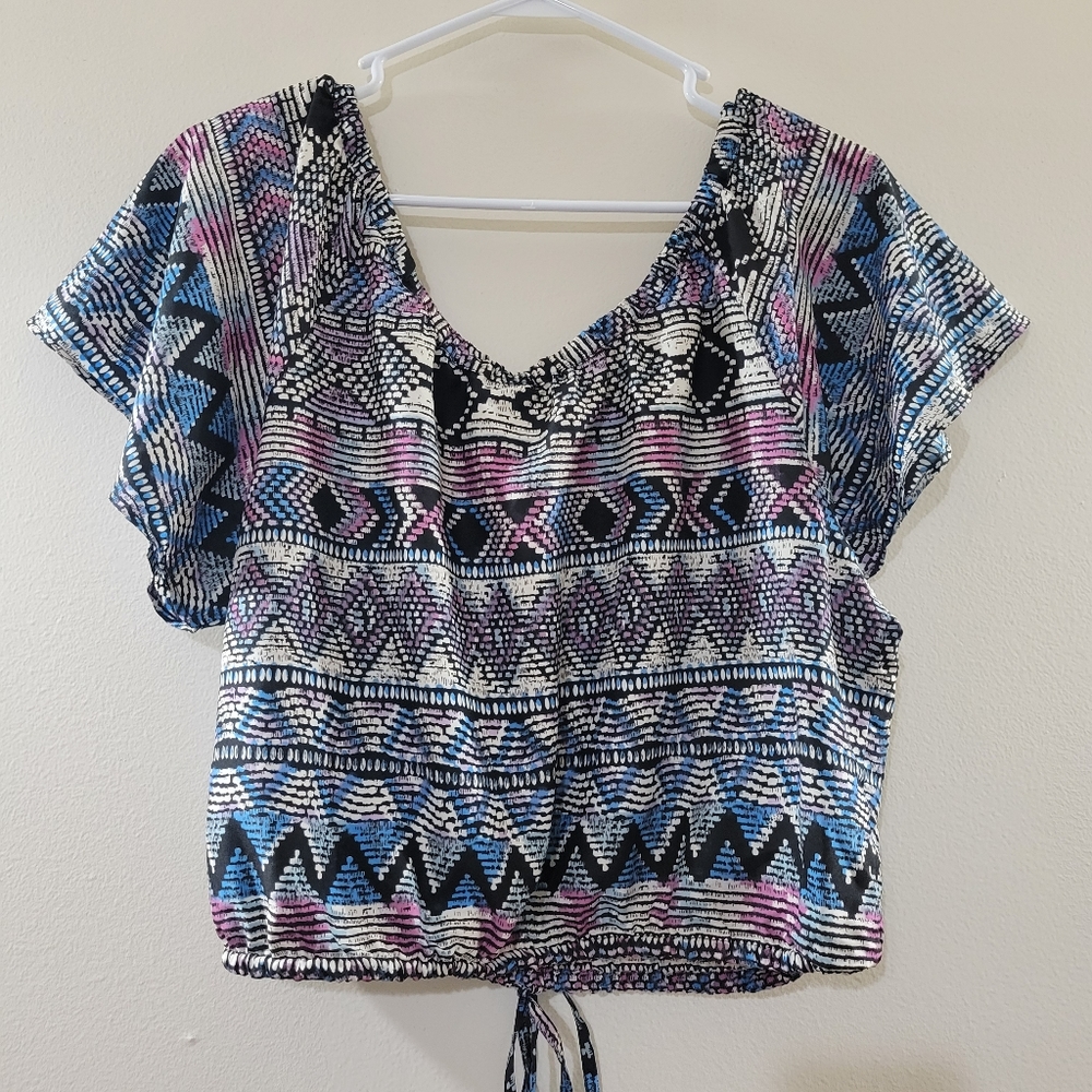 True Destiny Abstract Print Top - Picture 5 of 8